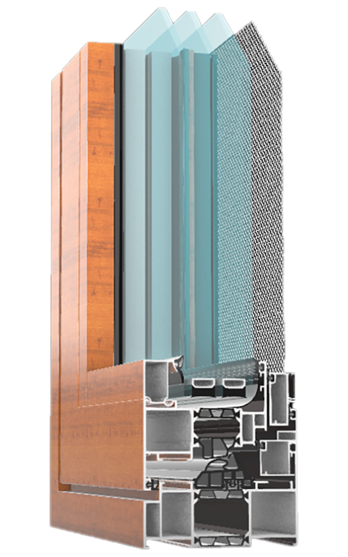 XDS–CHC100—窗紗一體雙內開系列